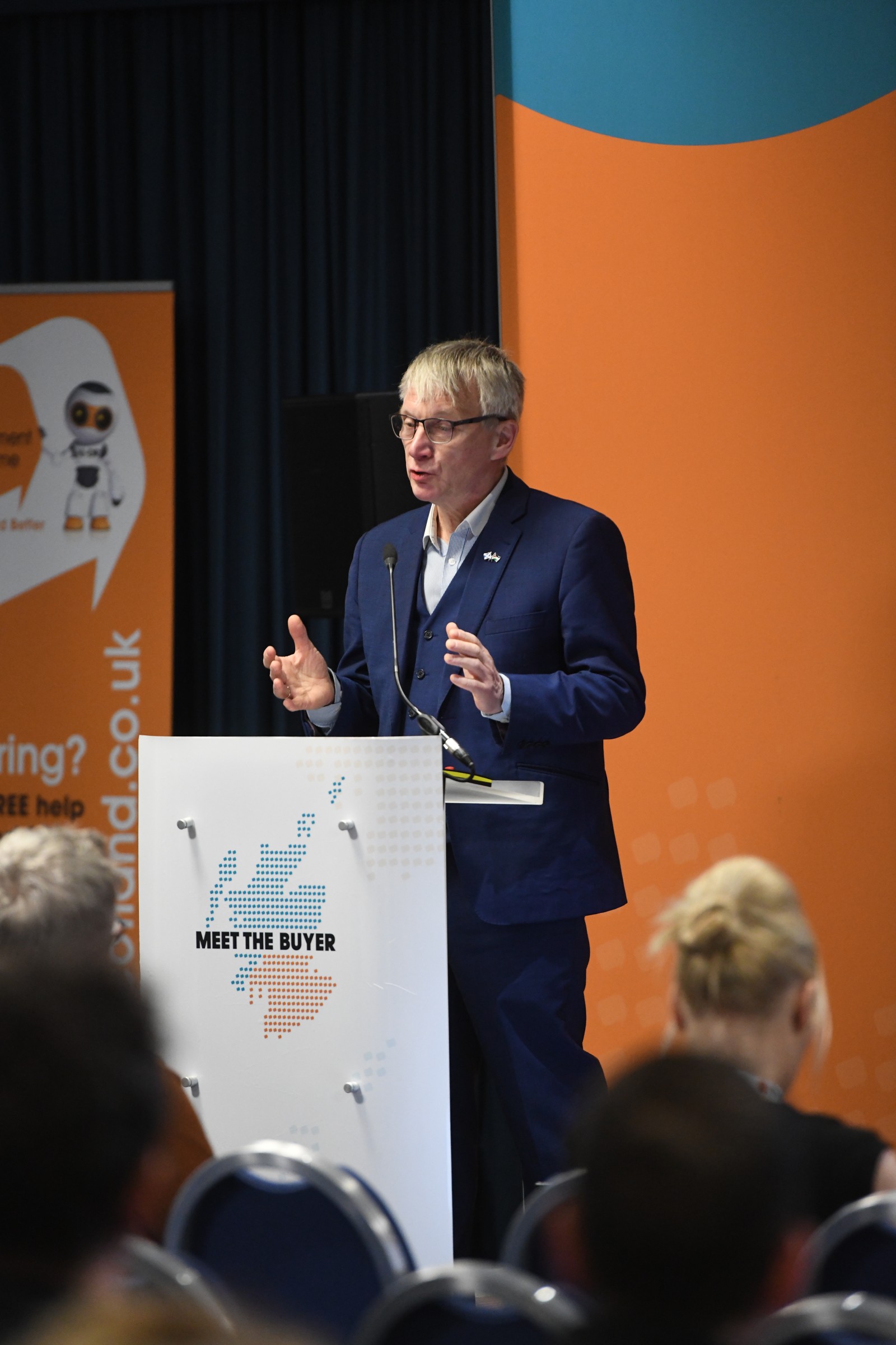 Ivan McKee, Minister for Public Finance of Scotland, Meet the Buyer National 2025 pictures all copyright of Tom Duffin