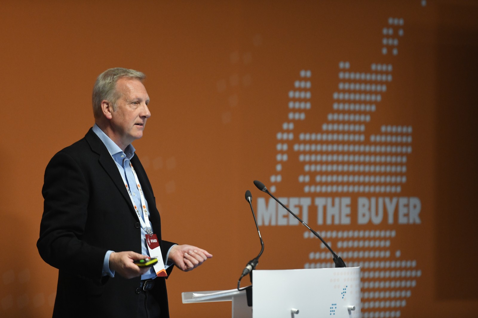 Simon Mollart, Head of Strategic Sourcing & Commercial NHS NSS, Meet the Buyer National 2025, pictures all copyright of Tom Duffin