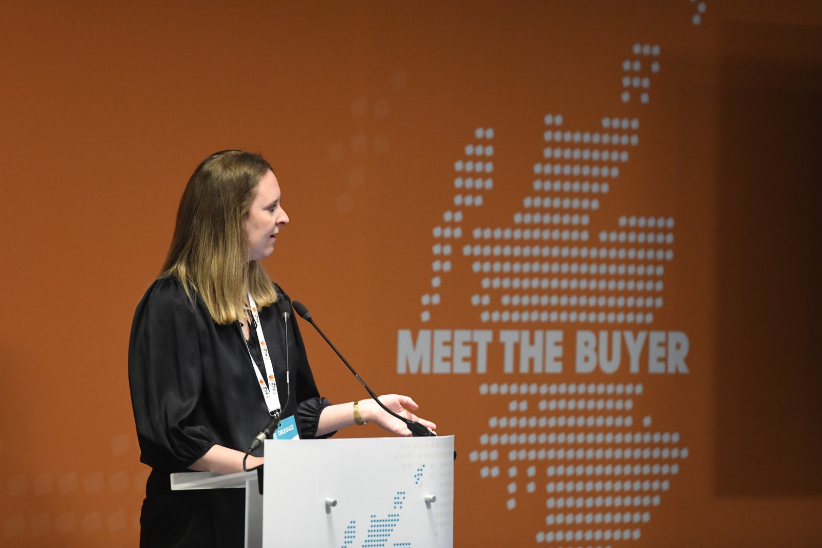 Lorna Allison, Regional Marketing and Propositions Manager Brakes, Meet the Buyer National 2025, pictures all copyright of Tom Duffin