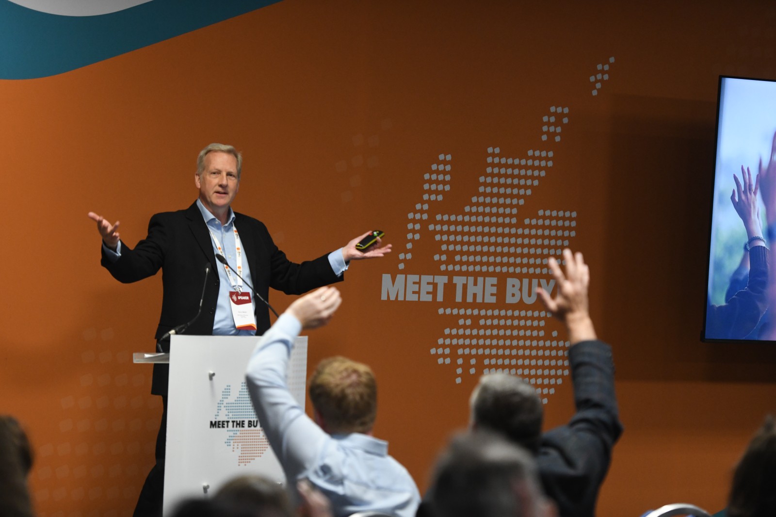 Simon Mollart, Head of Strategic Sourcing & Commercial NHS NSS, Meet the Buyer National 2025, pictures all copyright of Tom Duffin