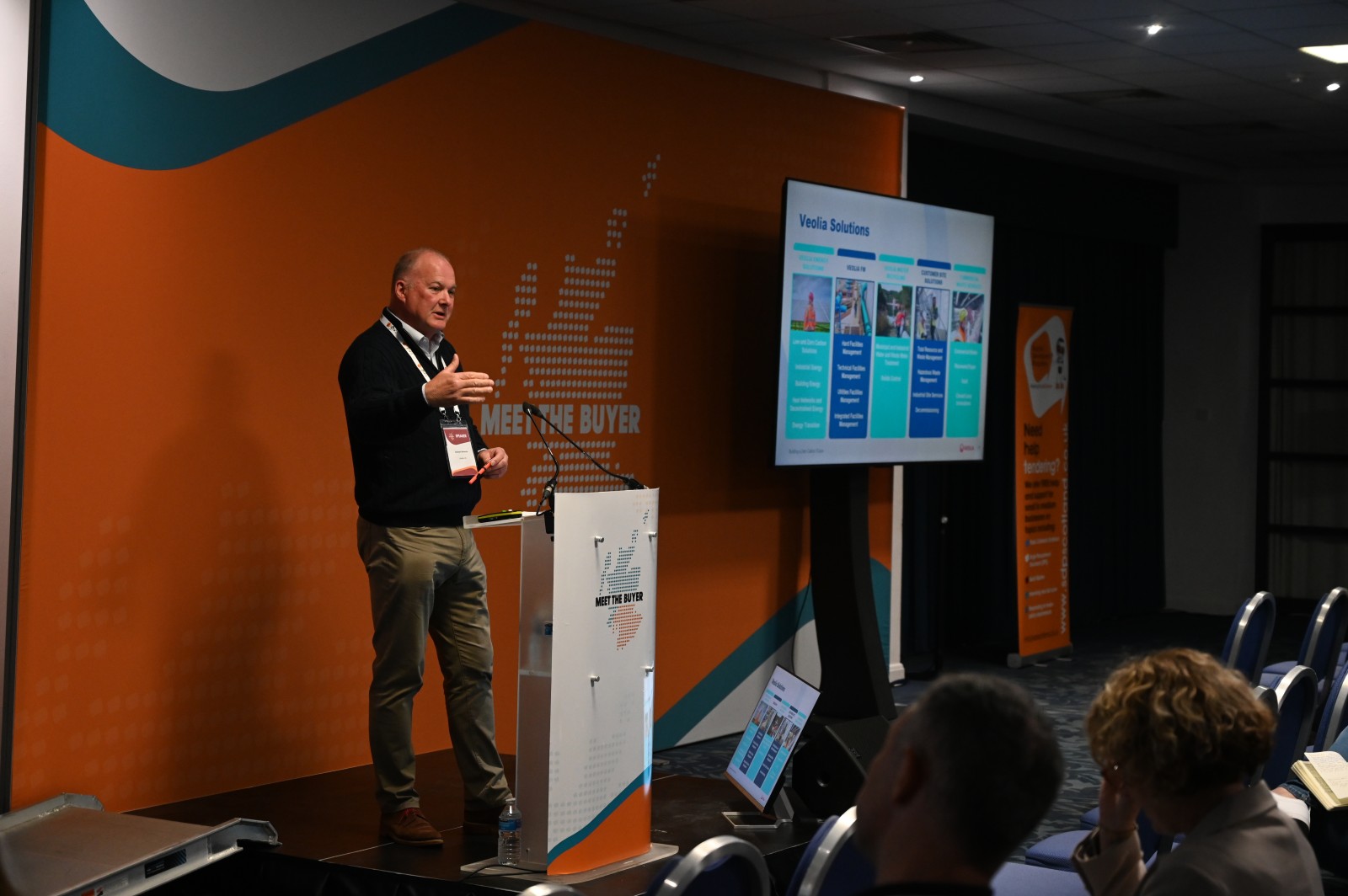 Stewart Mckenzie, Business Development Lead Veolia UK, Meet the Buyer National 2025, pictures all copyright of Tom Duffin