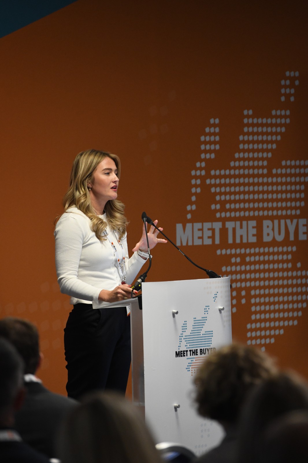Hannah Beveridge, Hydrogen Sales and Marketing Manager Hydrasun, Meet the Buyer National 2025, pictures all copyright of Tom Duffin