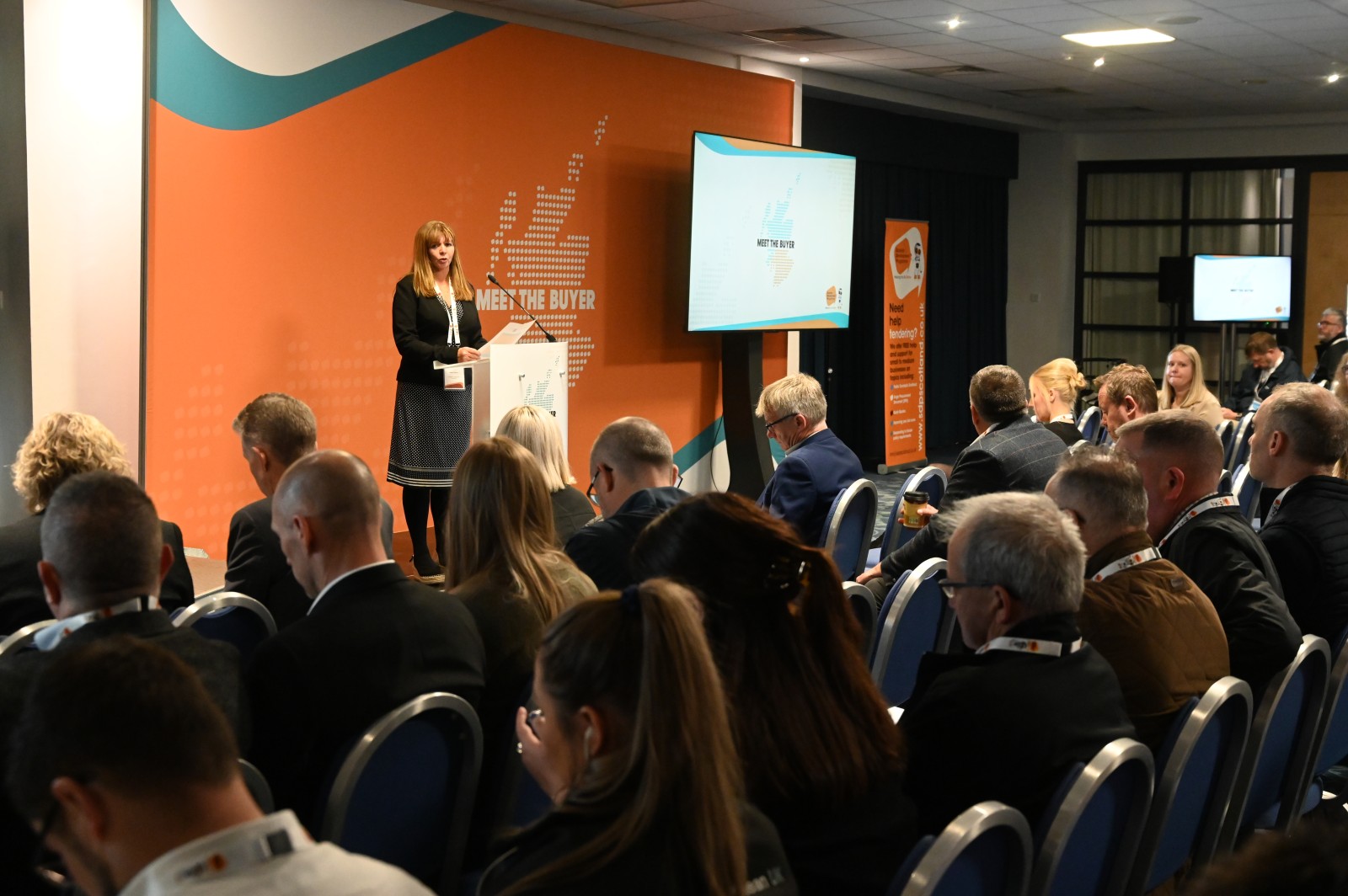 Gillian Cameron, SDP Programme Manager, Meet the Buyer National 2025, pictures all copyright of Tom Duffin