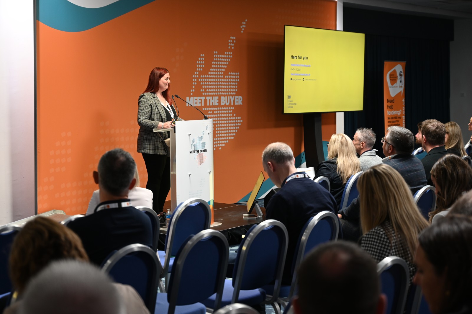 Laura Unwin, Senior Account Manager, Crown Commercial Service, Meet the Buyer National 2025, pictures all copyright of Tom Duffin
