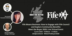 Fife Council promotion for Meet the Buyer 2020: Live Virtual Event