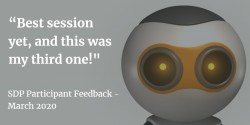 Feedback quote from supplier on a webinar