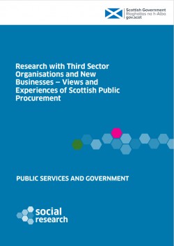 Scottish Government third sector report
