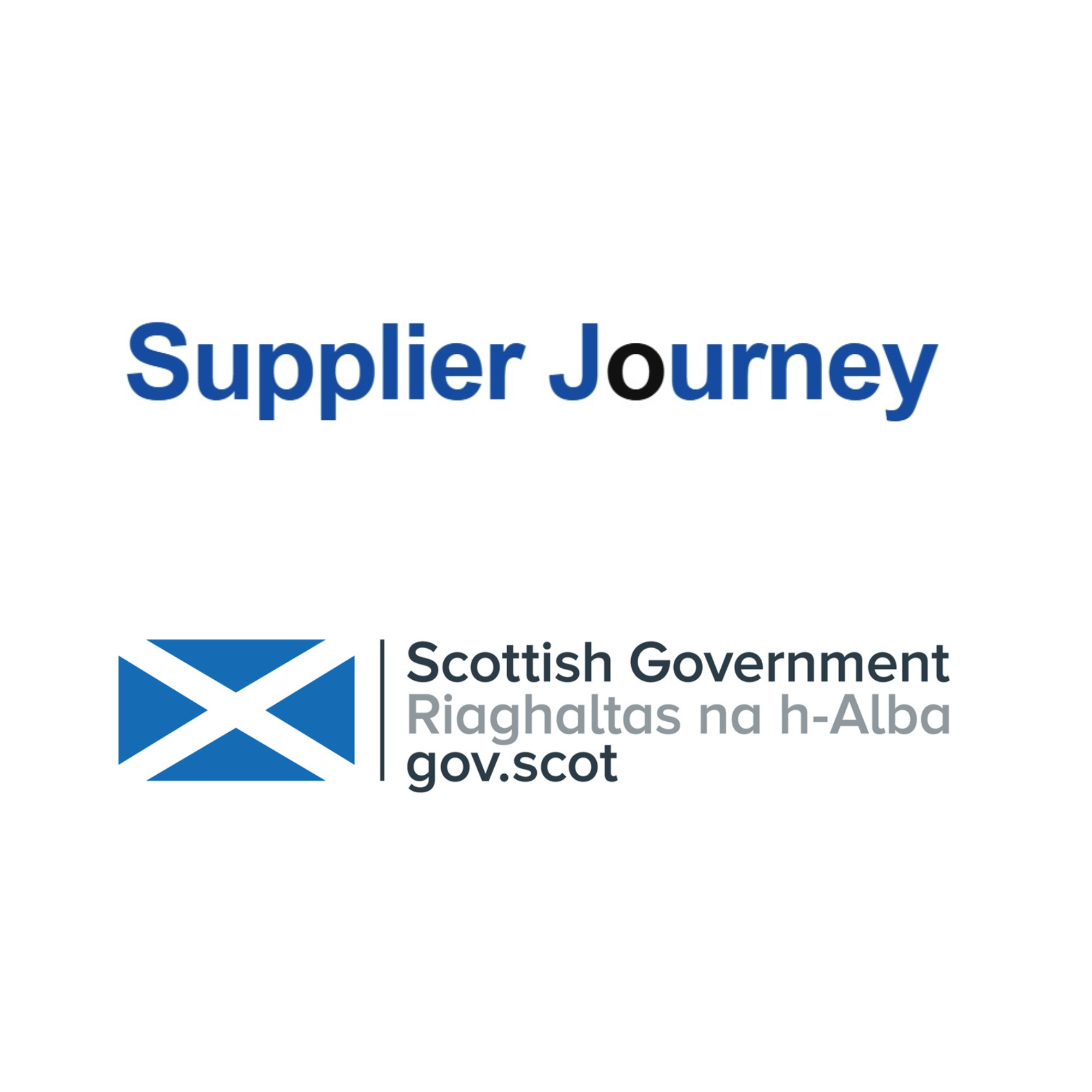 Supplier Journey Scottish Government Logos
