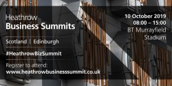 Scottish Heathrow Business Summit promotional graphic