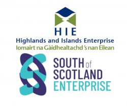 Highlands and Islands Enterprise and South of Scotland Enterprise logo