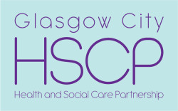 Glasgow City Health and Social Care Partnership logo.